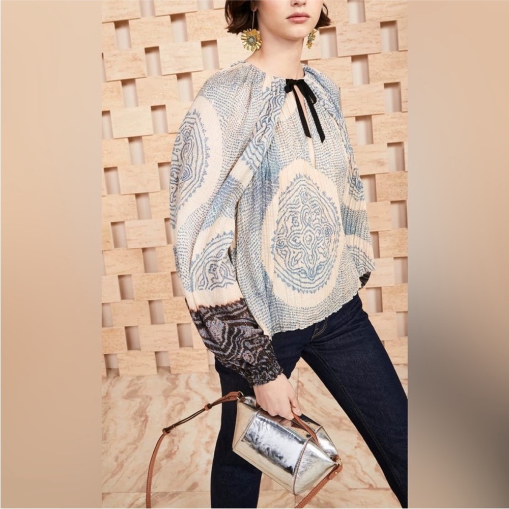 Ulla Johnson PAULINE BLOUSE MOONSTONE Blouse